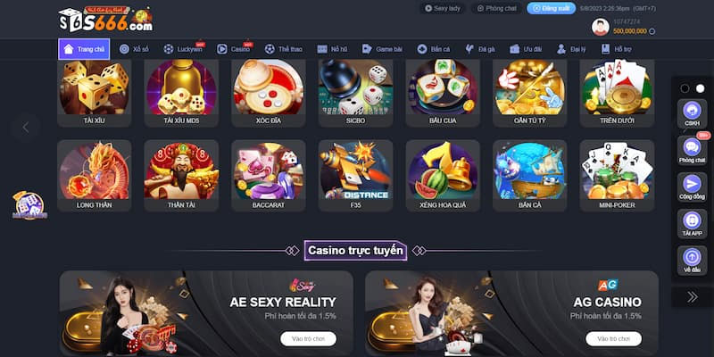 Tổng hợp tất cả các tựa game hot nhất tại nhà cái S666